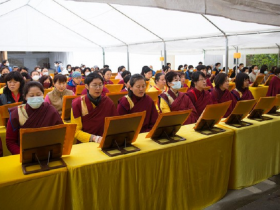 圣迹寺举行南无观世音菩萨圣诞法会为世界祈福